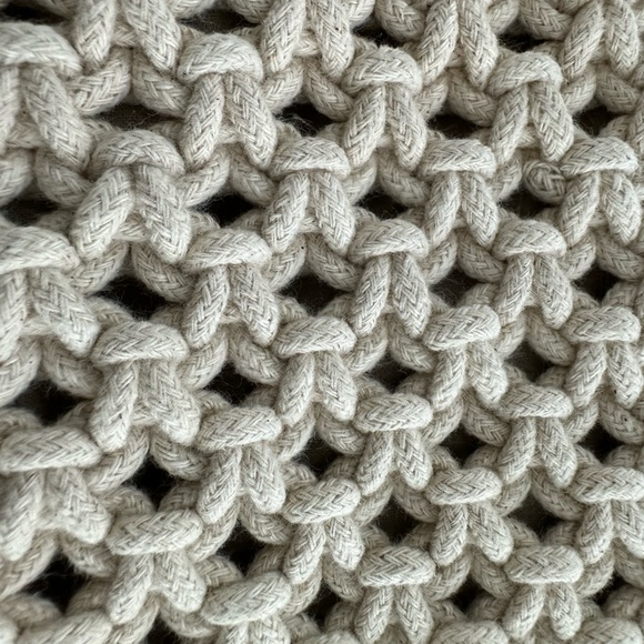 New Macrame zippered clutch with tassel - Picture 3 of 8